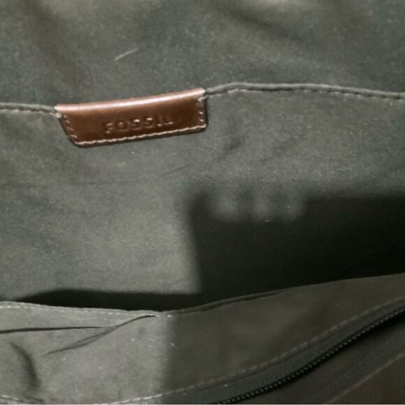 NWT Fossil Defender Eco Leather Brief Bag - Picture 16 of 16